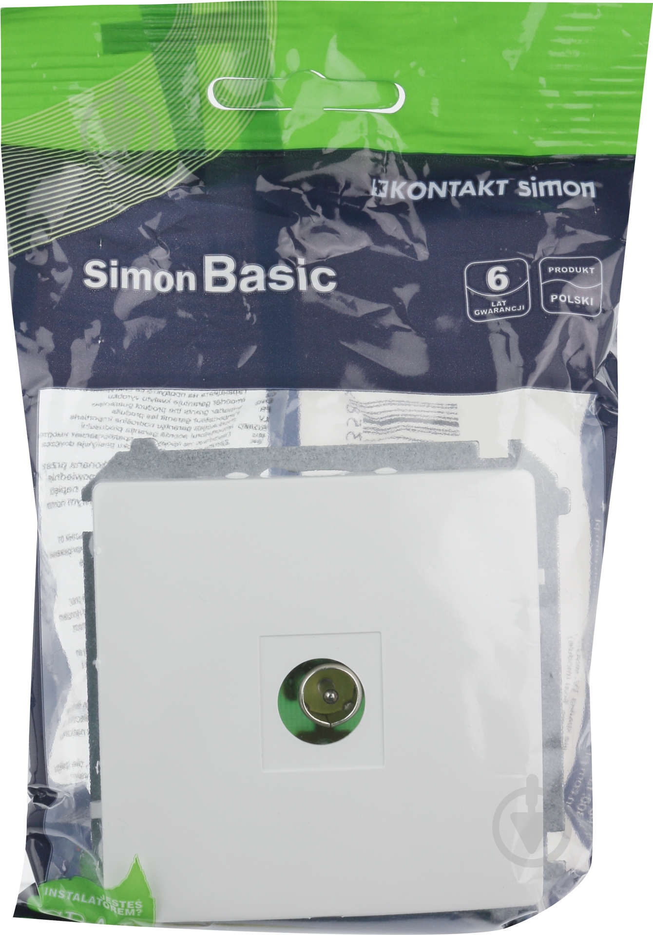 Розетка TV Simon Basic белый BMAK3.01/11 - фото 5