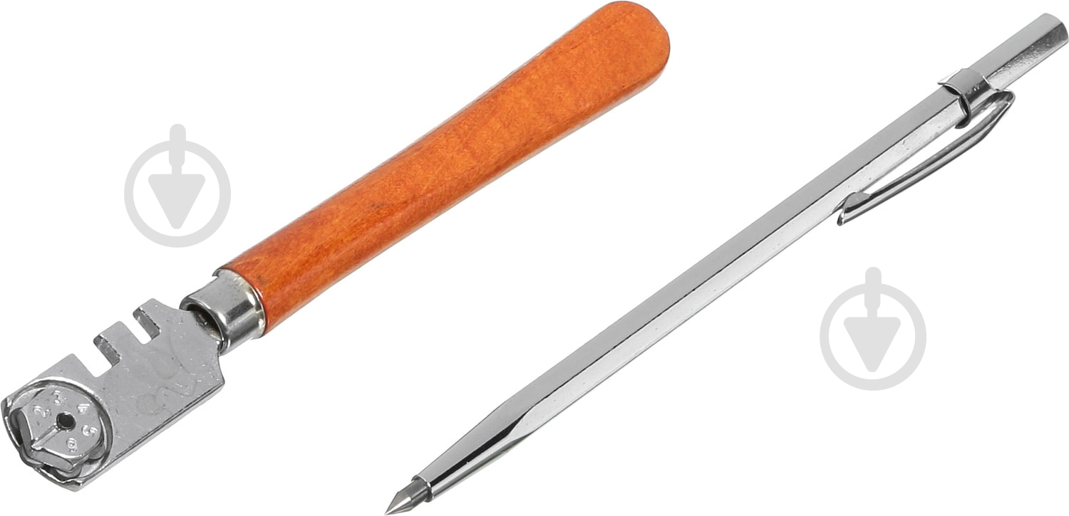 Стеклорез роликовый + чертилка 145 мм - фото 1