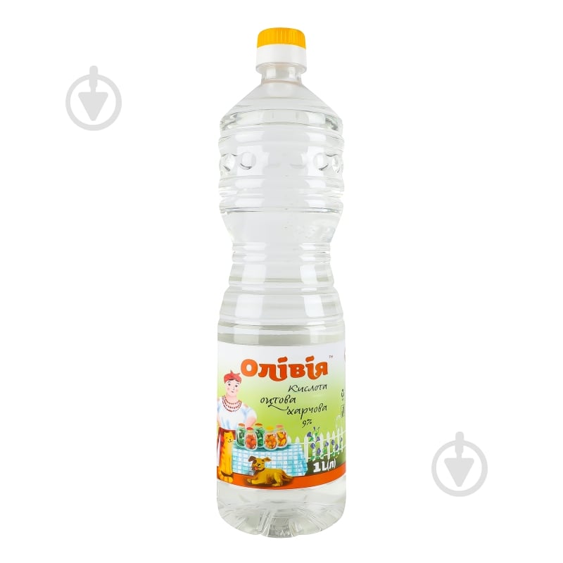 Кислота оцтова Олівія 9% харчова 1000 мл - фото 1