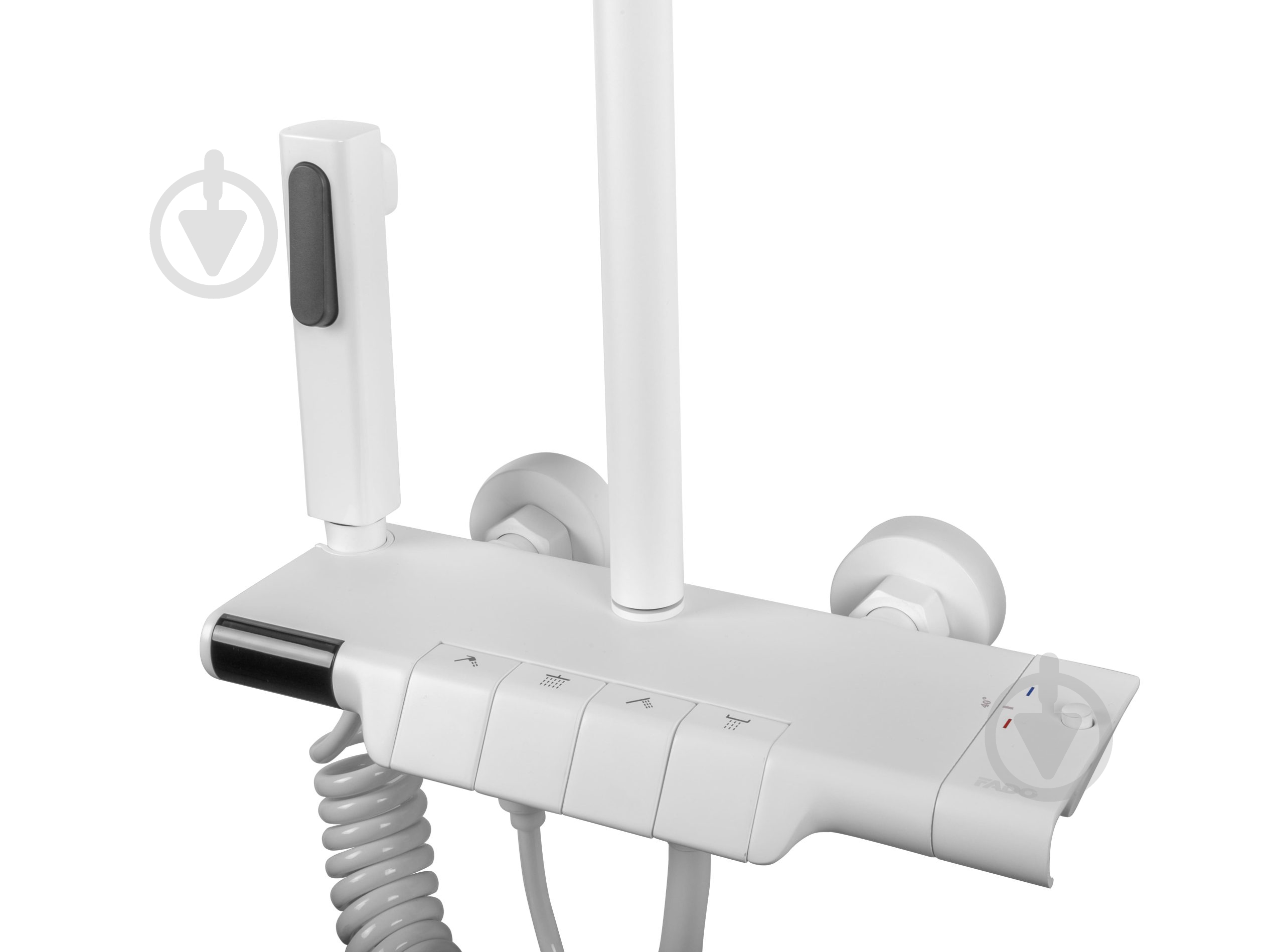 Душова система FADO S.r.l MIX032099W матовий білий - фото 8 Душова система FADO S.r.l MIX032099W матовий білий - фото 8