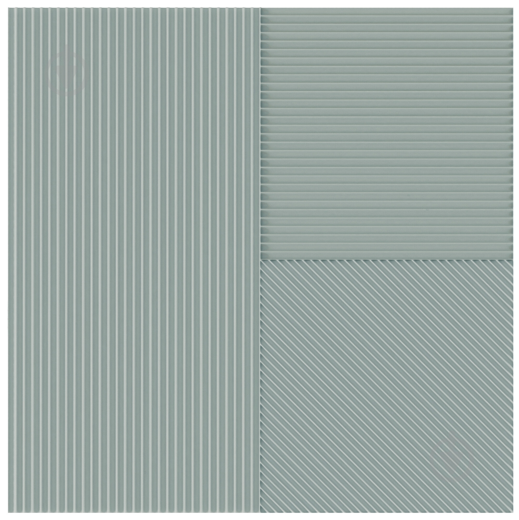 Плитка Harmony by PERONDA Lins mint 20x20 см - фото 1