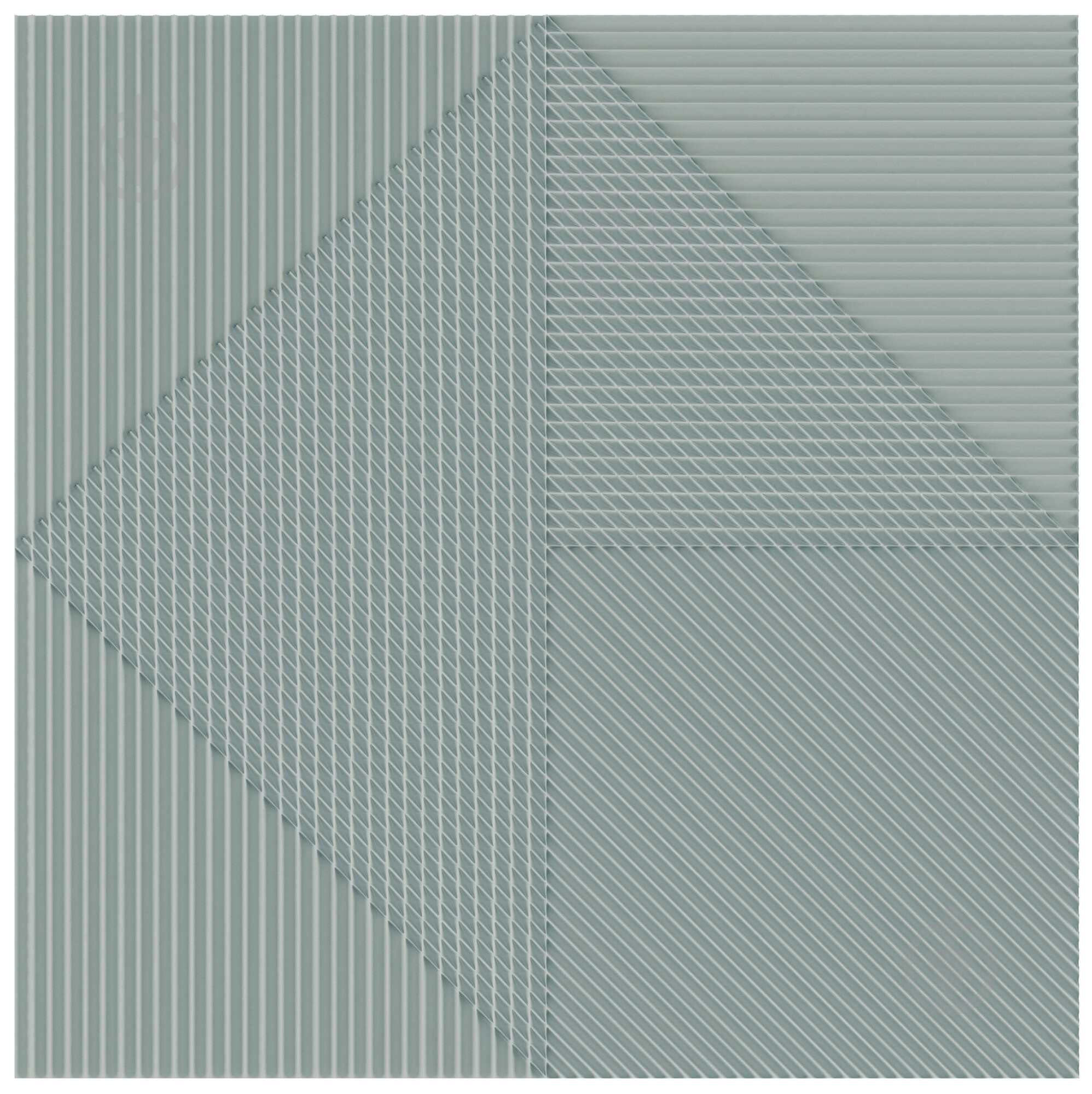 Плитка Harmony by PERONDA Lins mint 20x20 см - фото 2