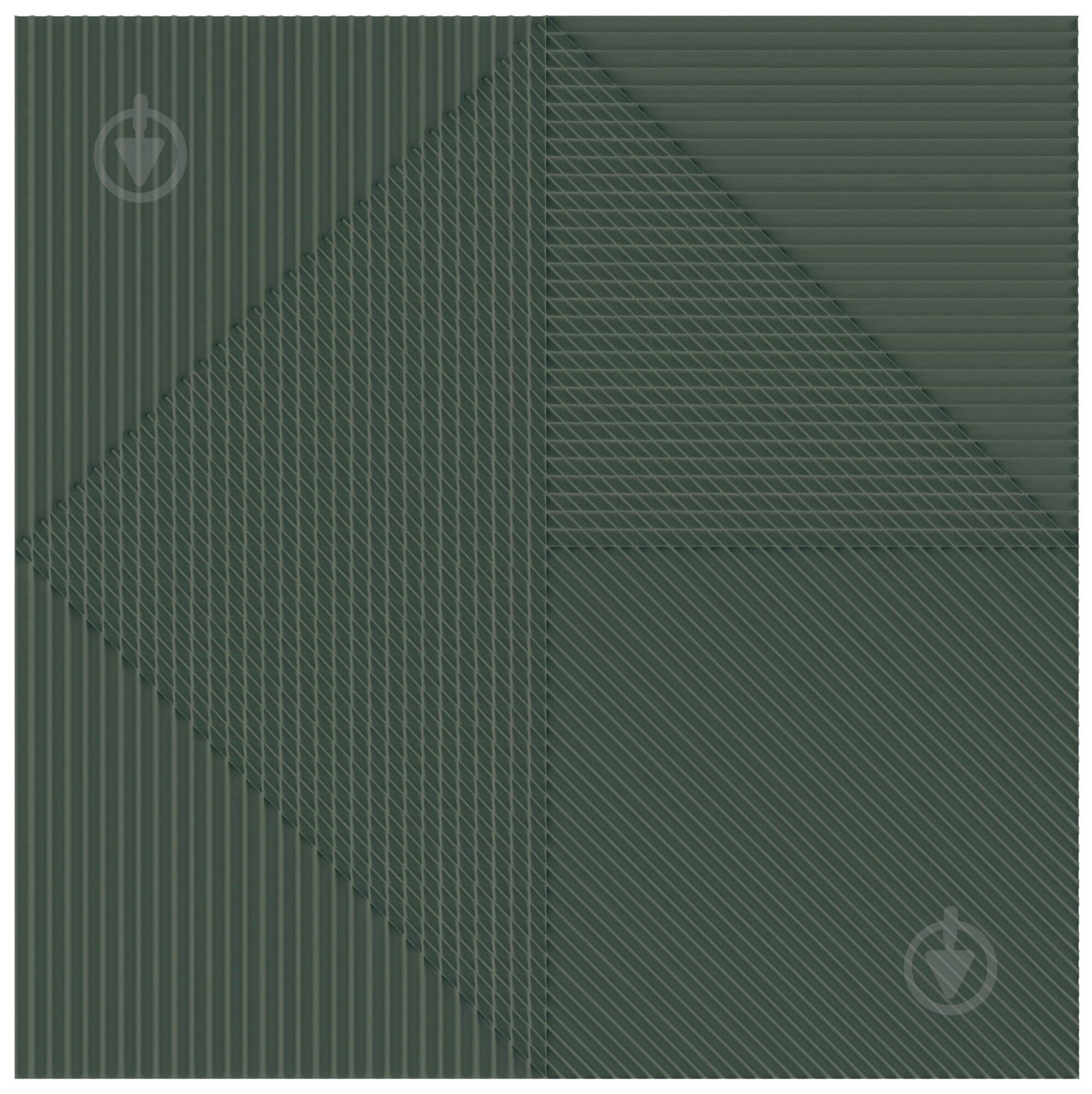 Плитка Harmony by PERONDA Lins teal 20x20 см - фото 1