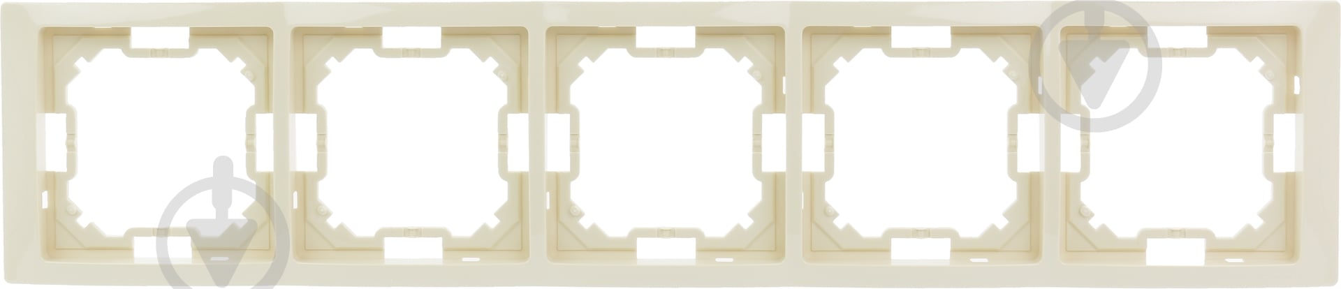 Рамка пятиместная Simon Basic Neos универсальная кремовый BMRC5/12 - фото 1