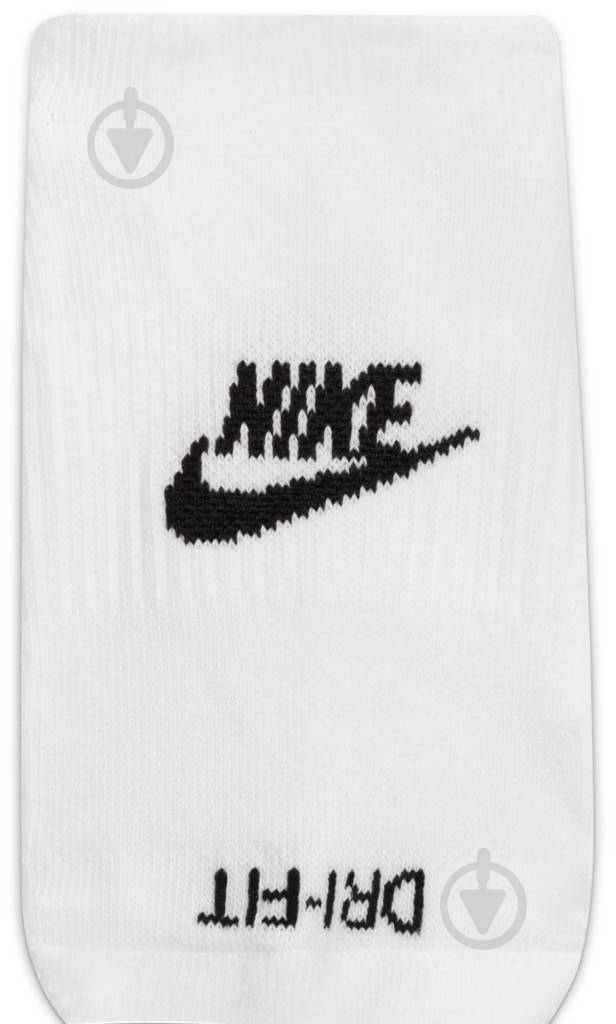 Носки Nike Everyday Plus Cushioned DN3314-100 р.34-38 белый 3 пари шт. - фото 3 Носки Nike Everyday Plus Cushioned DN3314-100 р.34-38 белый 3 пари шт. - фото 3