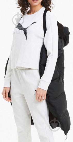 Пуховик Puma Long Oversized Down Coat 58222301 р.XS черный - фото 6