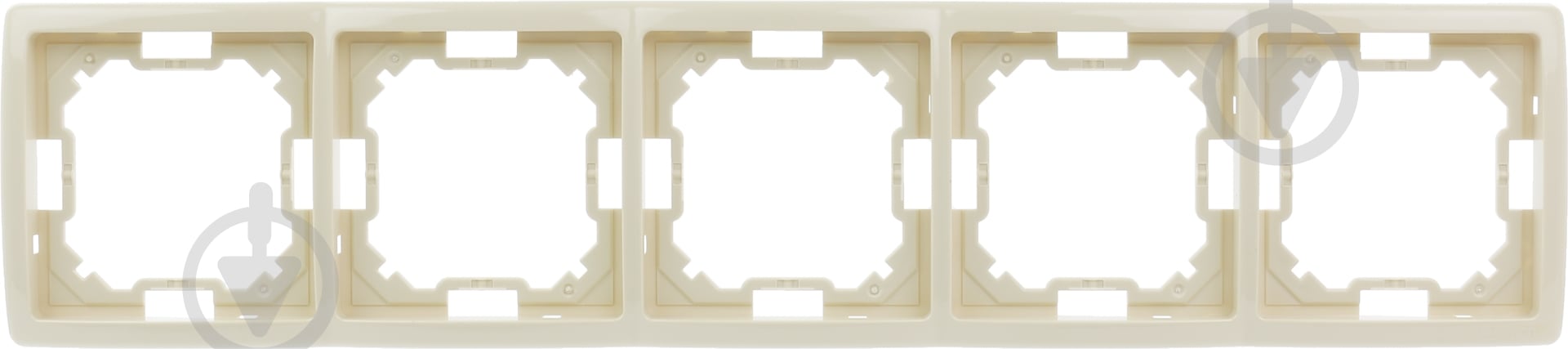 Рамка пятиместная Simon Basic универсальная кремовый BMR5/12 - фото 1