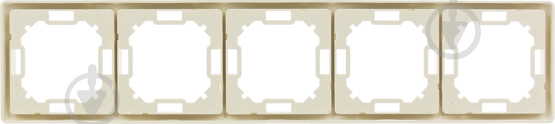 Рамка пятиместная Simon Basic универсальная кремовый BMR5/12 - фото 2