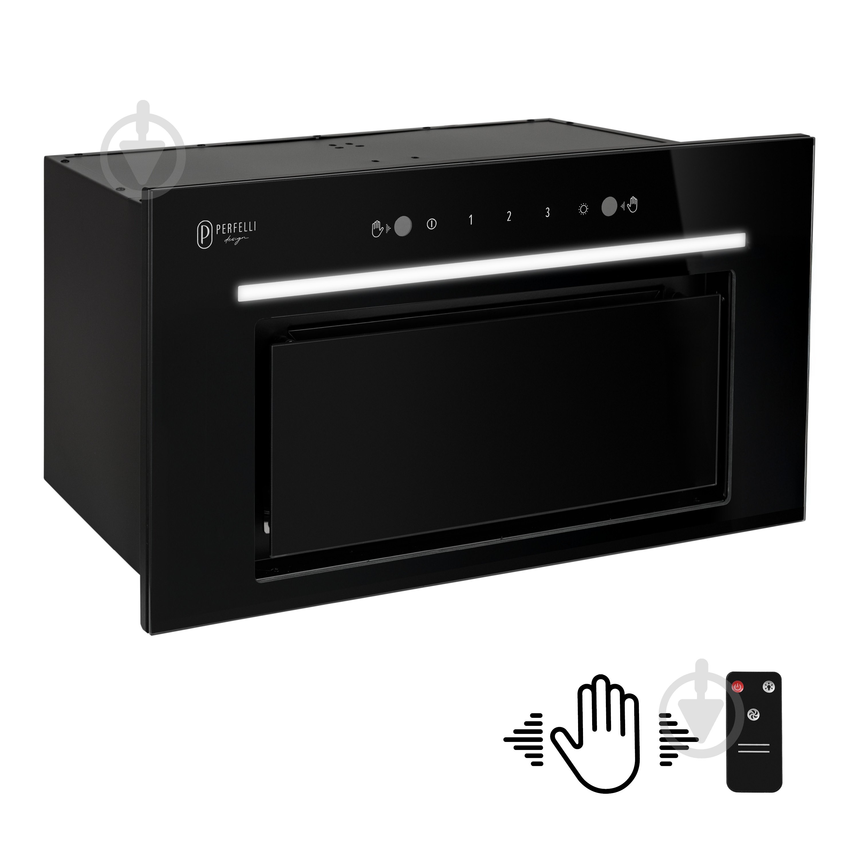 Витяжка Perfelli Design FILINI 6 NERO DESIGN FILINI 6 NERO - фото 1 Витяжка Perfelli Design FILINI 6 NERO DESIGN FILINI 6 NERO - фото 1