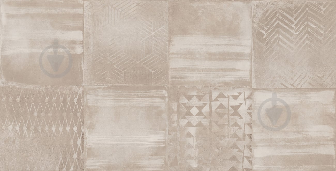 Плитка Allore Group Loft pattern Taupe W\DEC M NR Mat 31x61 см - фото 2