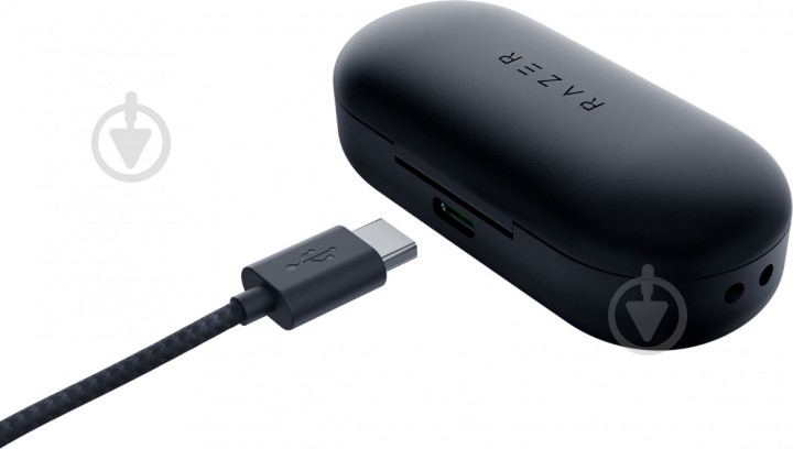 Гарнитура игровая Razer Hammerhead True Wireless black (64263) - фото 4