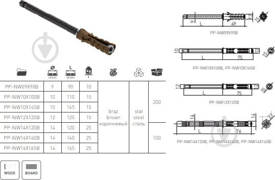 Держатель для полок GTV (полкодержатель) 14х140 мм скрытого монтажа PP-NW14X140B - фото 2 Держатель для полок GTV (полкодержатель) 14х140 мм скрытого монтажа PP-NW14X140B - фото 2