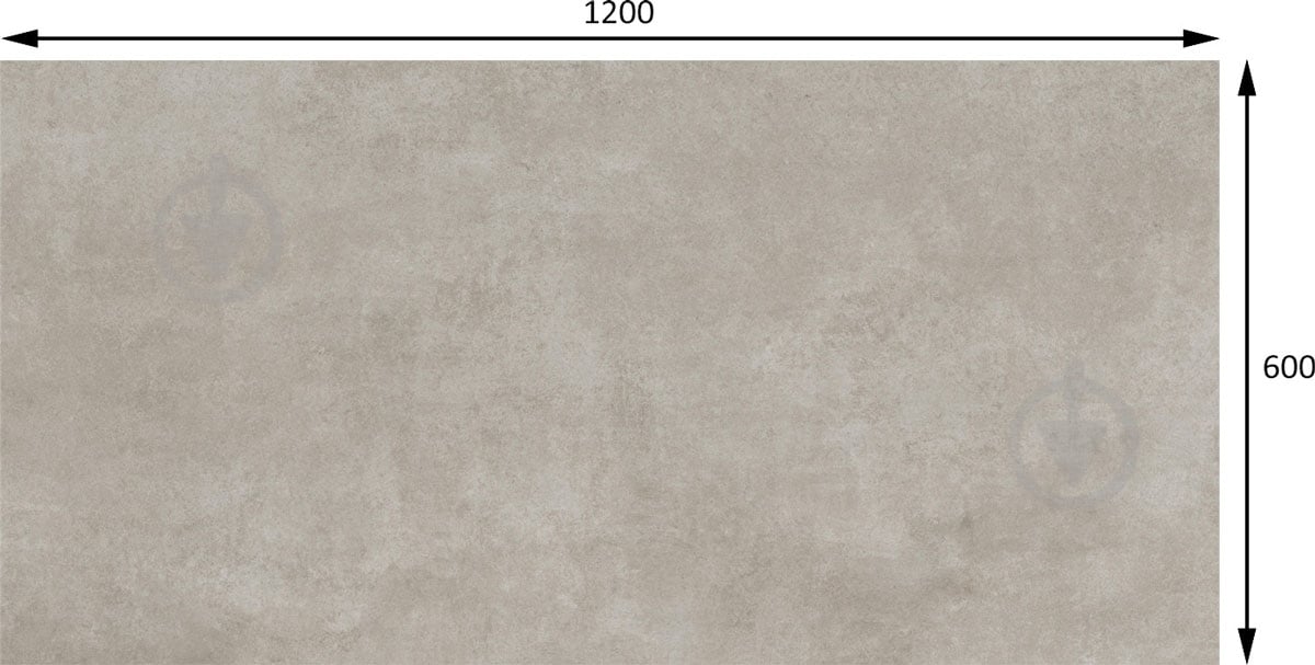 Плитка Allore Group Concrete Grey F P R Mat 1 60x120 см (new 60129987) - фото 2