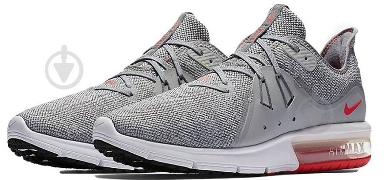 Кроссовки мужские демисезонные Nike AIR MAX SEQUENT 3 921694-060 р.41 серые - фото 1