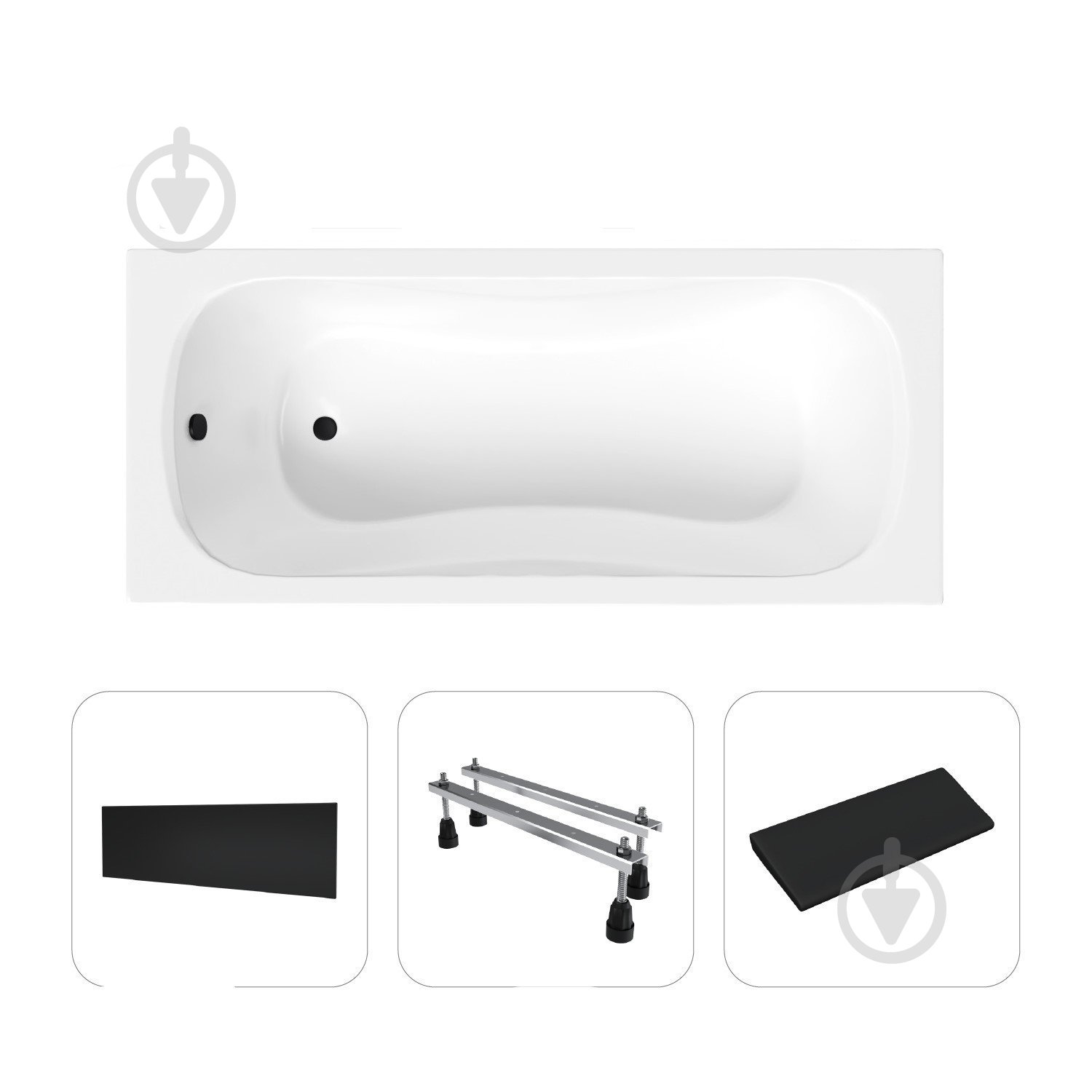 Ванна акриловая Helmken Edelva 0P276597Y2 137,5х70 см комплект 4 в 1 - фото 1 Ванна акриловая Helmken Edelva 0P276597Y2 137,5х70 см комплект 4 в 1 - фото 1