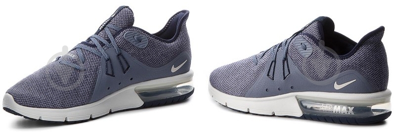 Кроссовки мужские демисезонные Nike AIR MAX SEQUENT 3 921694-402 р.47,5 серо-синие - фото 3