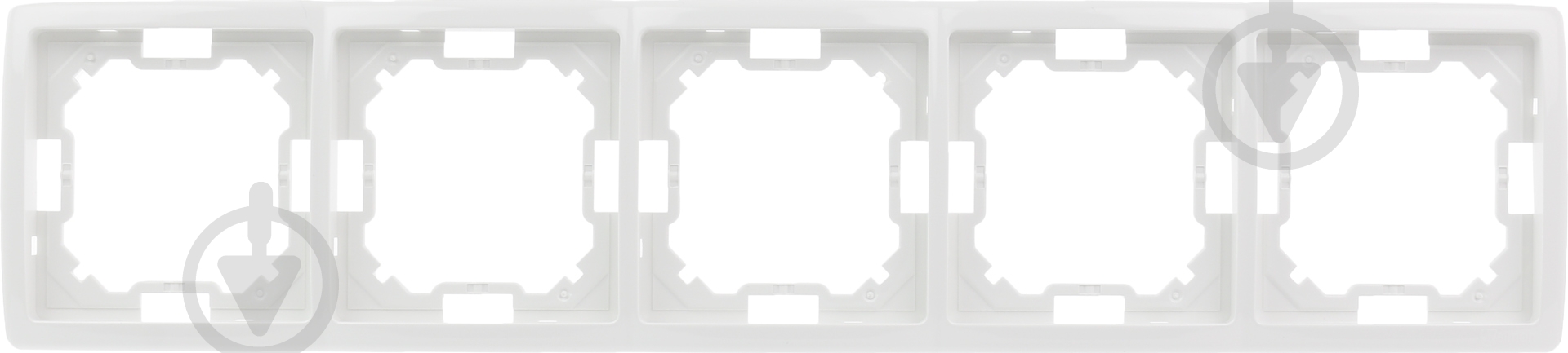 Рамка пятиместная Simon Basic универсальная белый BMR5/11 - фото 1