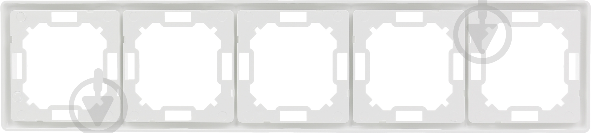 Рамка пятиместная Simon Basic универсальная белый BMR5/11 - фото 2