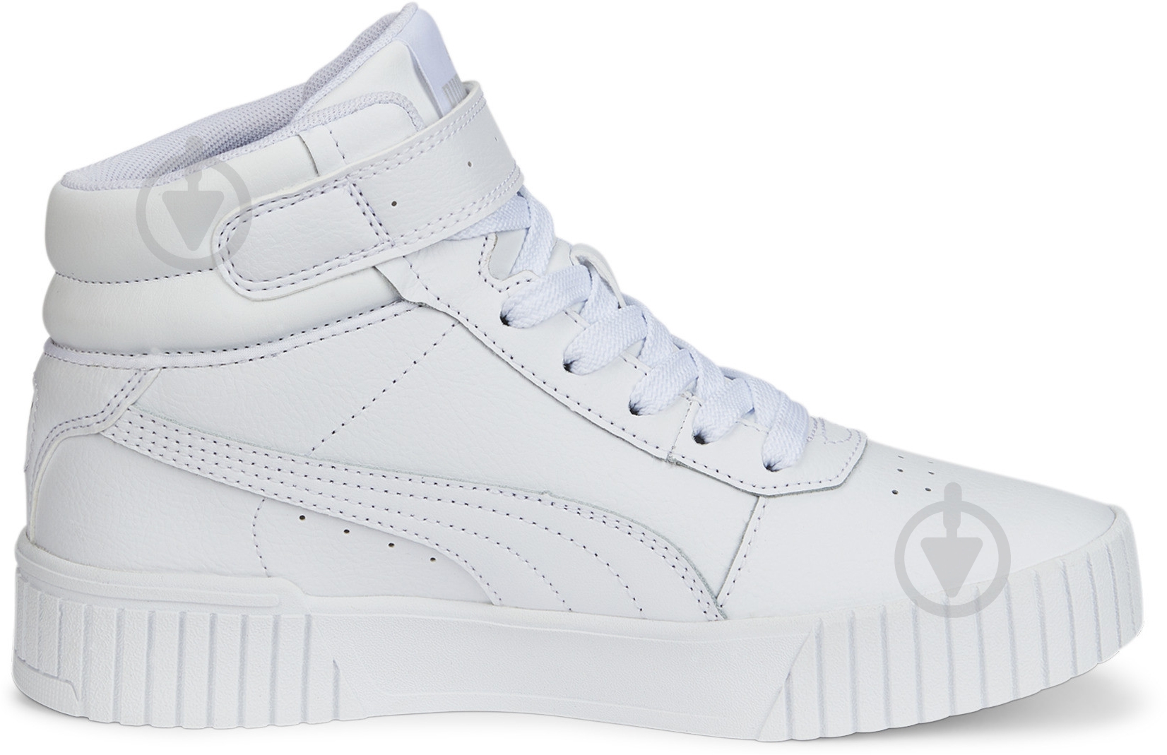Ботинки Puma CARINA 2.0 MID JR 38737602 р.38 белый - фото 1
