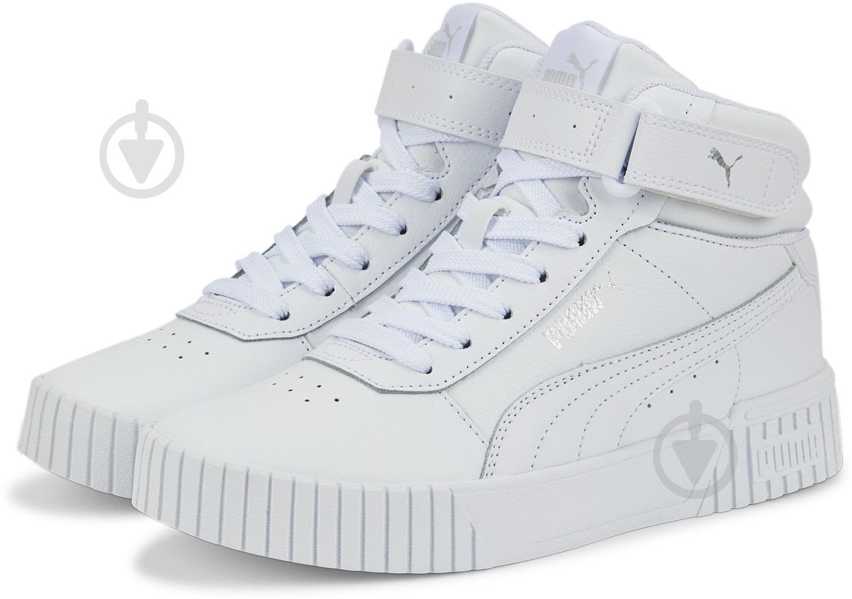 Ботинки Puma CARINA 2.0 MID JR 38737602 р.38 белый - фото 3