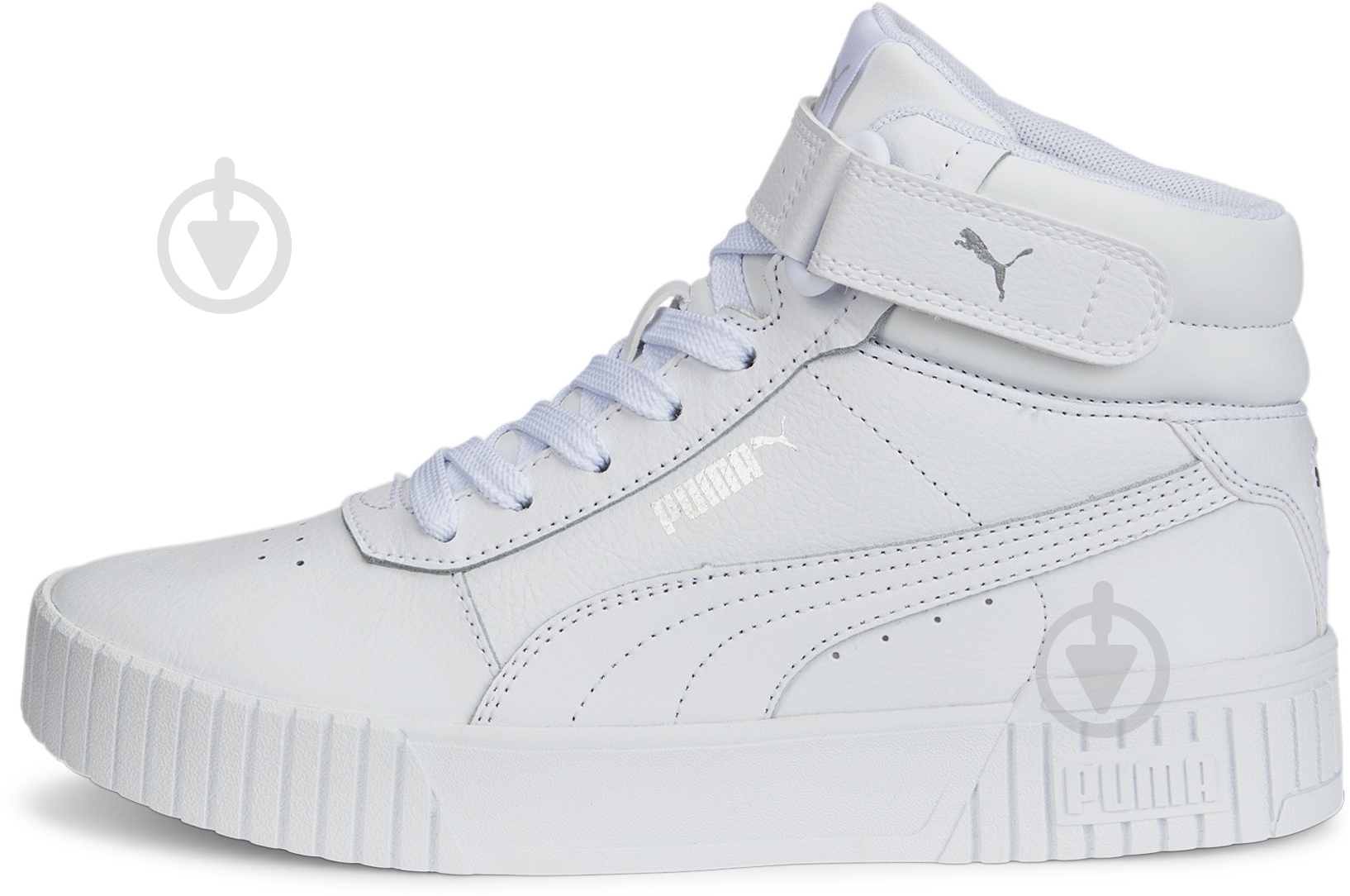 Ботинки Puma CARINA 2.0 MID JR 38737602 р.39 белый - фото 2