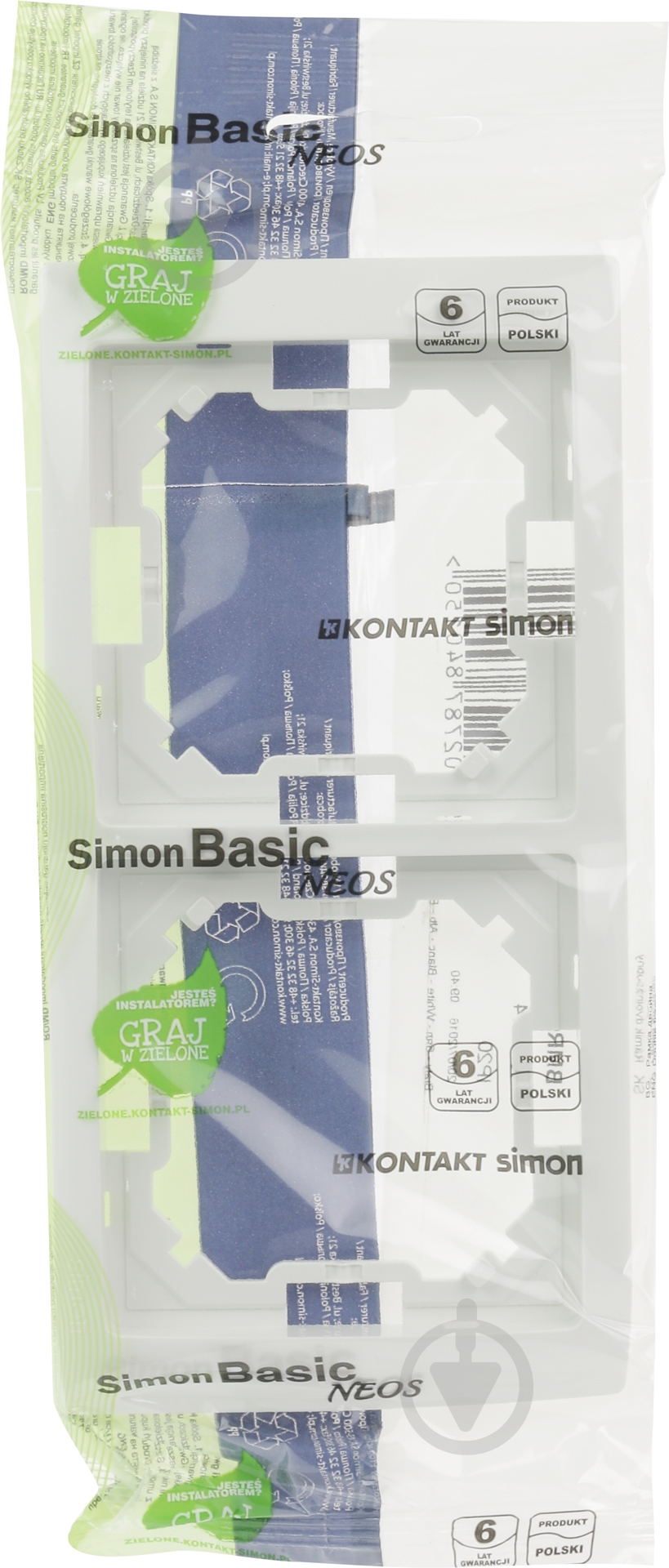 Рамка двухместная Simon Basic Neos универсальная белый BMRC2/11 - фото 3