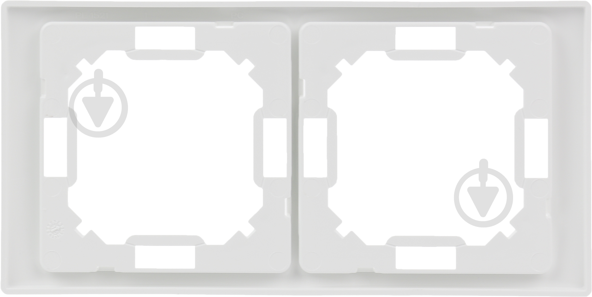 Рамка двухместная Simon Basic Neos универсальная белый BMRC2/11 - фото 2
