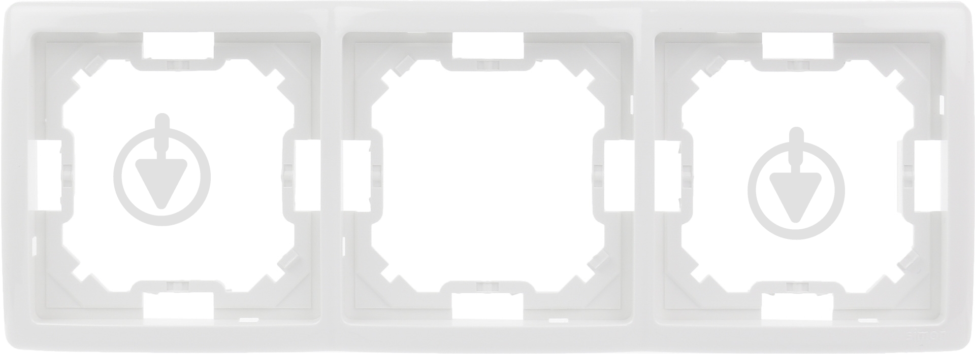 Рамка трехместная Simon Basic универсальная белый BMR3/11 - фото 1 Рамка трехместная Simon Basic универсальная белый BMR3/11 - фото 1