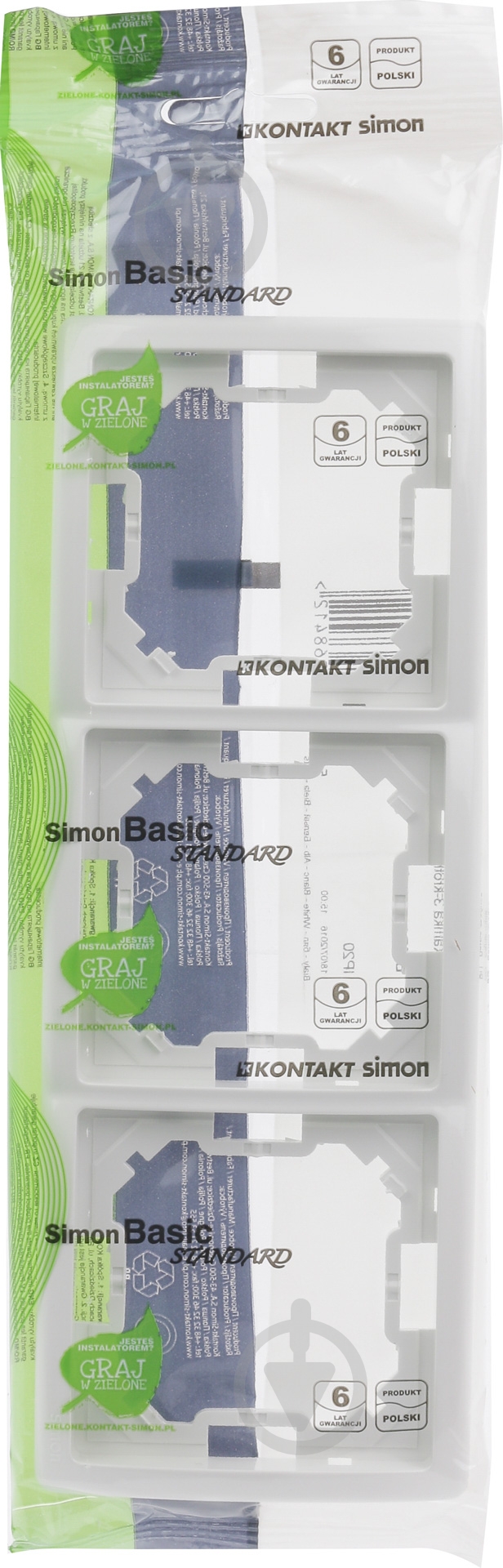 Рамка трехместная Simon Basic универсальная белый BMR3/11 - фото 3 Рамка трехместная Simon Basic универсальная белый BMR3/11 - фото 3