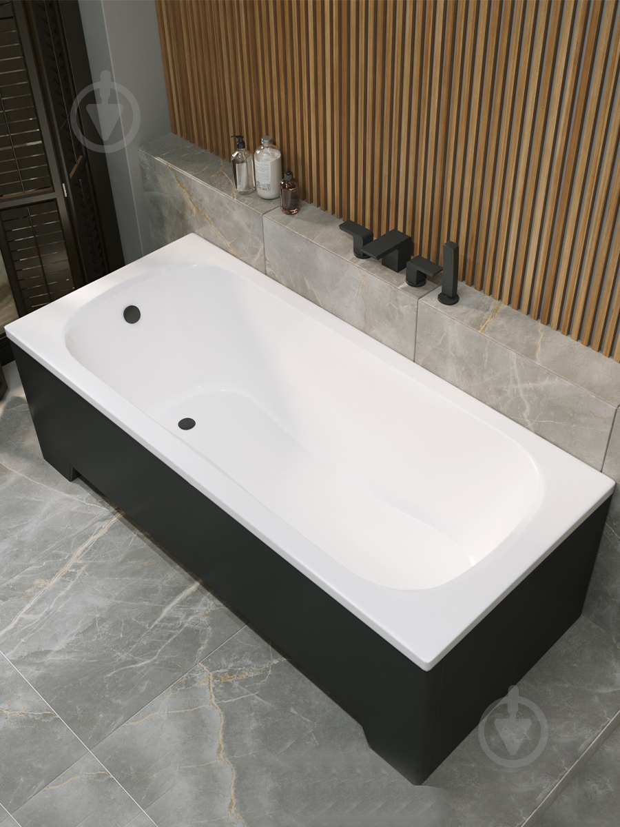 Ванна акриловая Helmken Edelva 059B60N798 149,5х70 см комплект 3 в 1 - фото 9