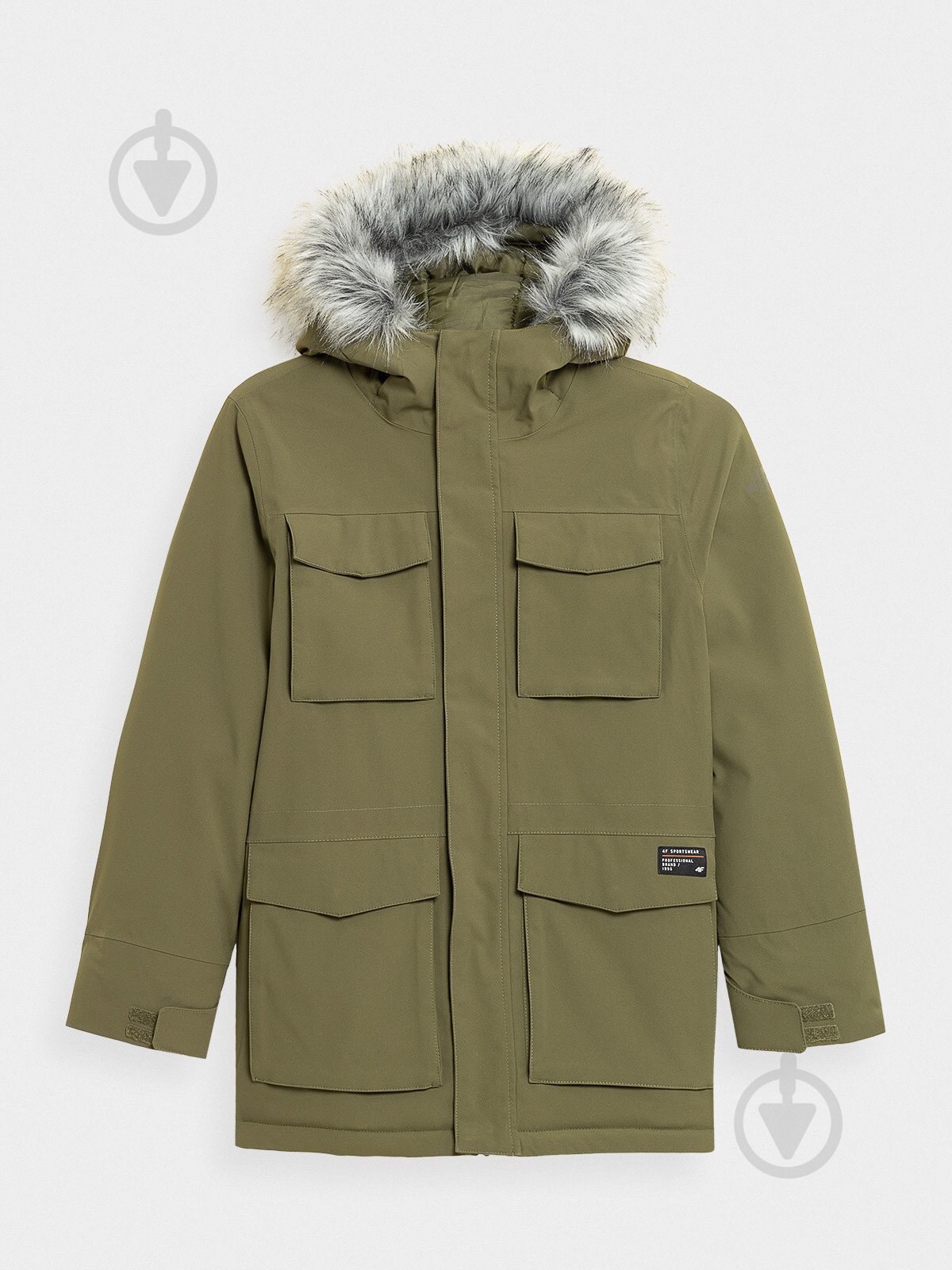 Куртка-парка для мальчиков 4F J4Z21-JKUM200-43S хаки - фото 5 Куртка-парка для мальчиков 4F J4Z21-JKUM200-43S хаки - фото 5