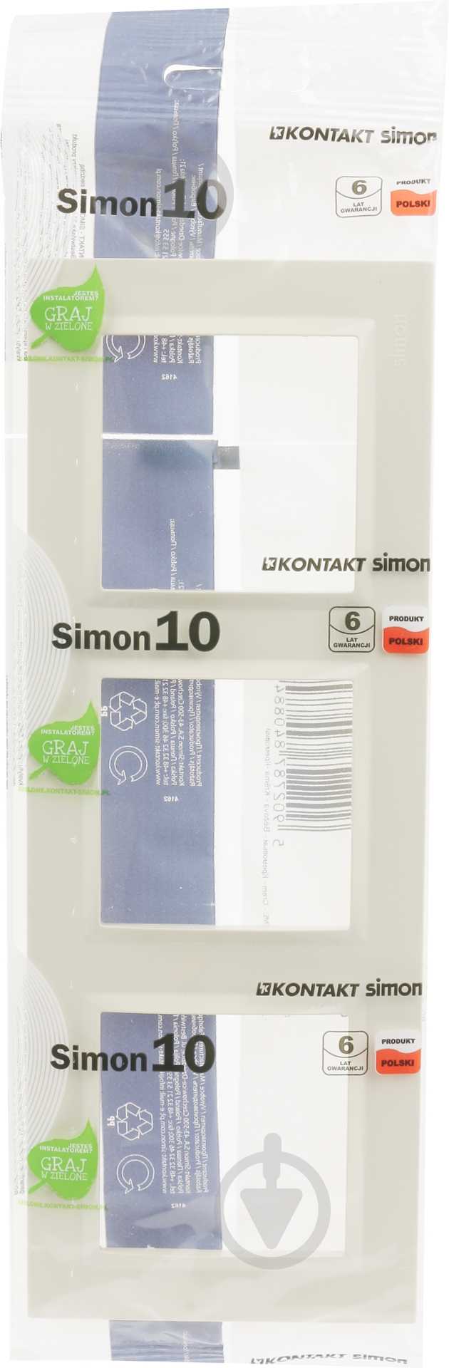 Рамка трехместная Simon SIMON10 универсальная кремовый CR3/41 - фото 3 Рамка трехместная Simon SIMON10 универсальная кремовый CR3/41 - фото 3