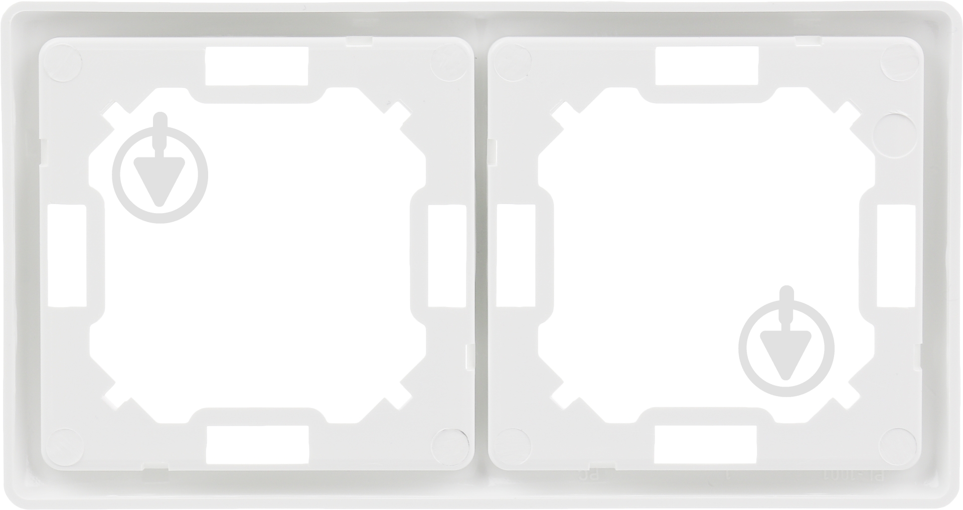 Рамка двухместная Simon Basic универсальная белый BMR2/11 - фото 2