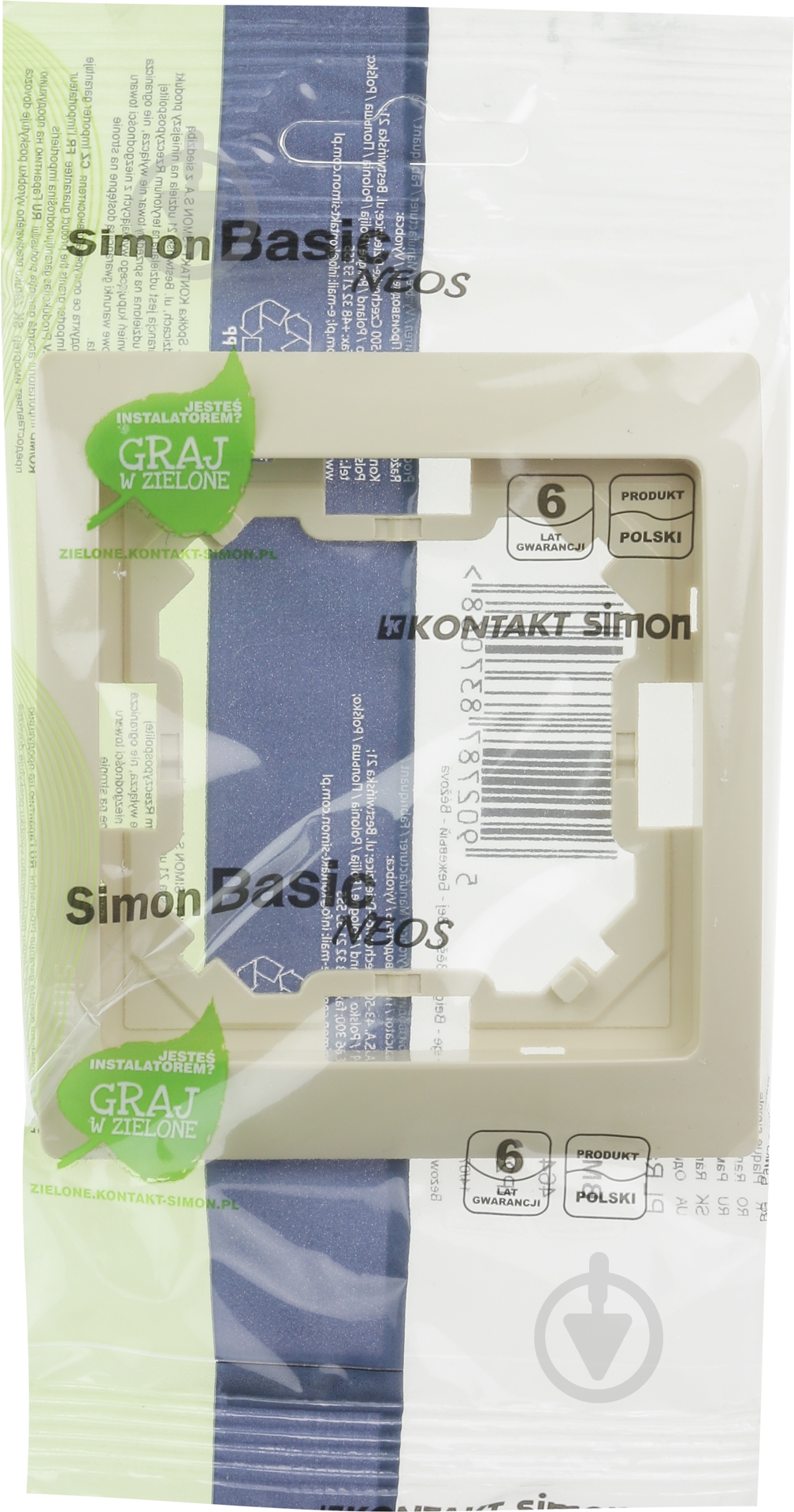 Рамка Simon Basic Neos универсальная кремовый BMRC1/12 - фото 3 Рамка Simon Basic Neos универсальная кремовый BMRC1/12 - фото 3