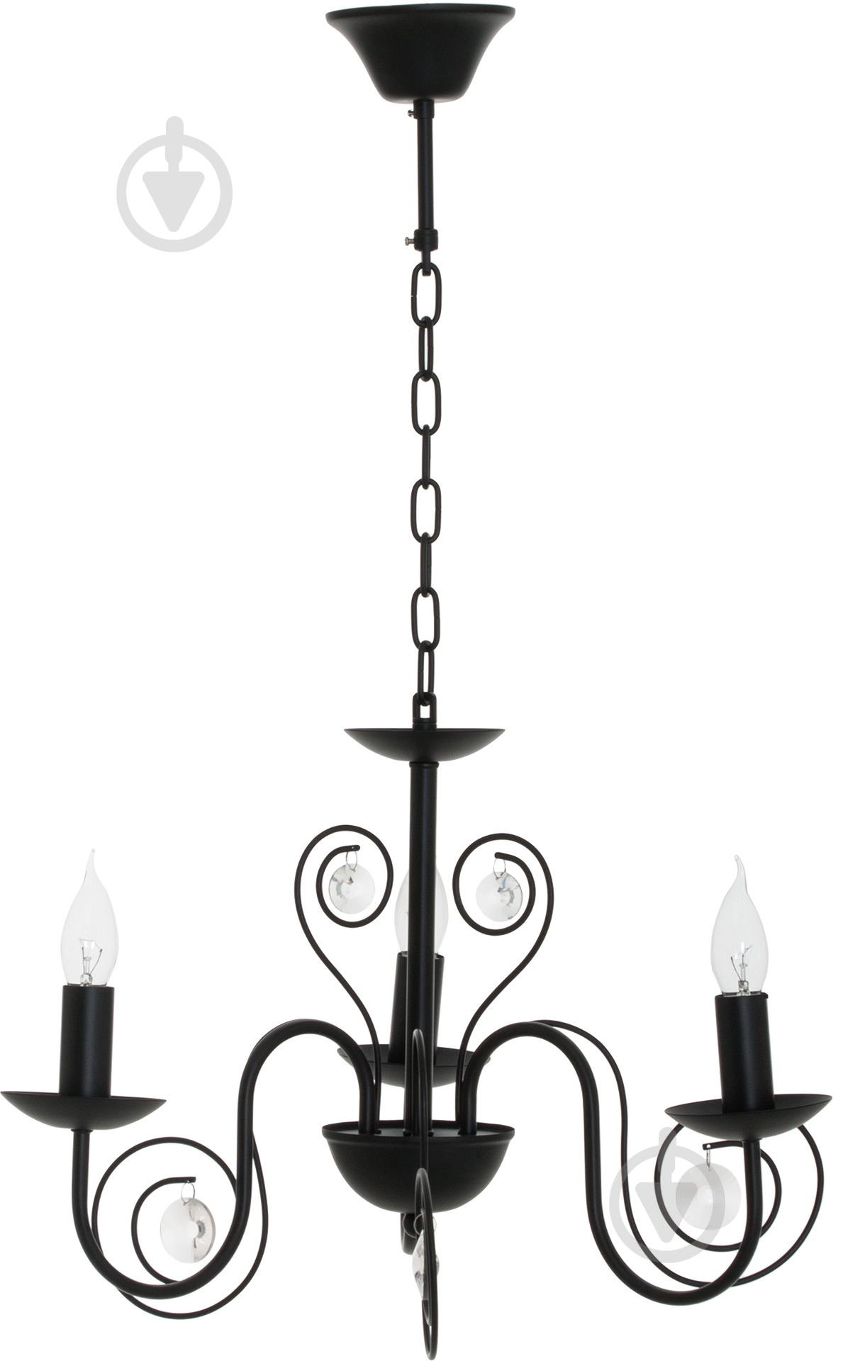 Люстра подвесная Victoria Lighting 3xE14 черный Luce/SP3 - фото 2