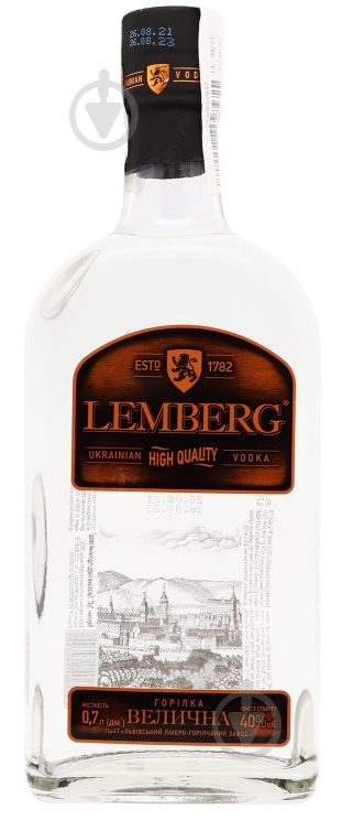 Водка ЛЛГЗ "Великая" (TM Lemberg) 0,7 л - фото 1
