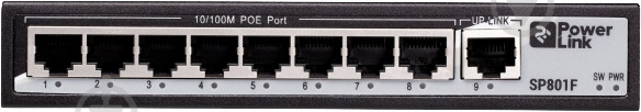 Коммутатор 2E PowerLink SP801F 8xFE PoE 1xFE Uplink 104W - фото 3 Коммутатор 2E PowerLink SP801F 8xFE PoE 1xFE Uplink 104W - фото 3