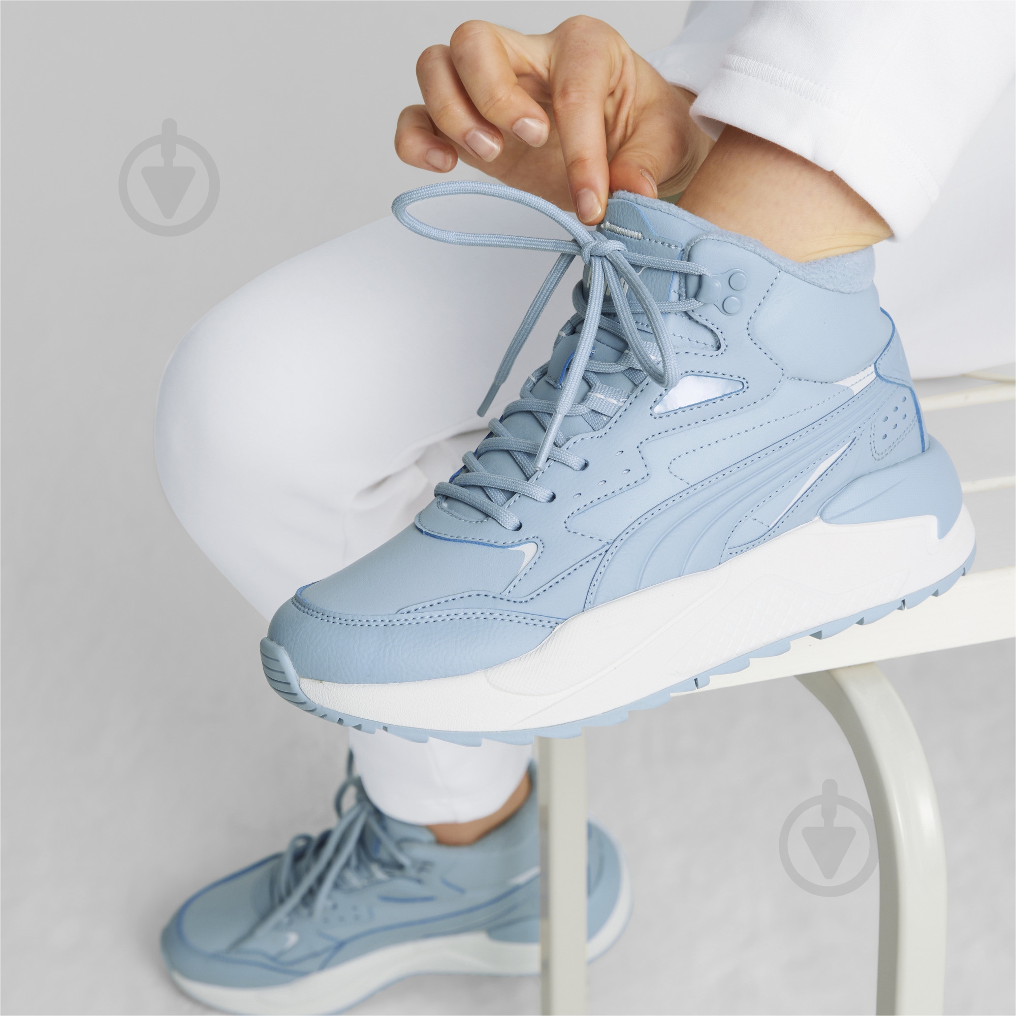 Ботинки Puma X-RAY SPEED MID WTR L 38857405 р.40,5 голубой - фото 7