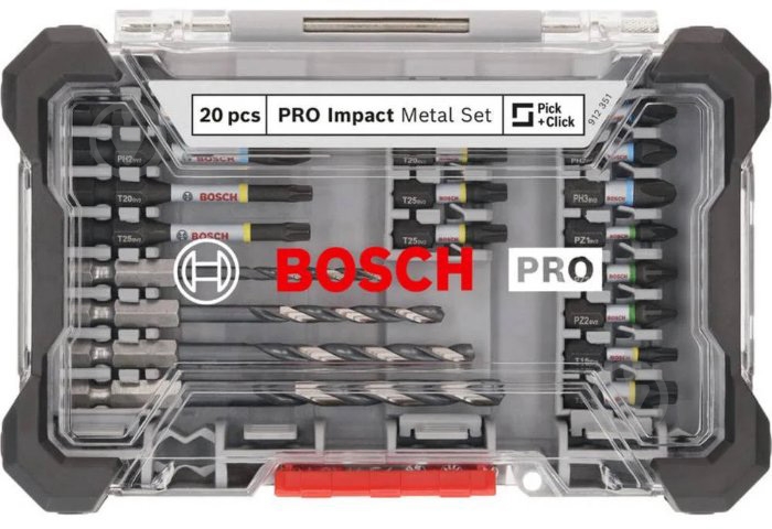 Набор бит и сверл Bosch 20 шт. 2608521U84 - фото 1