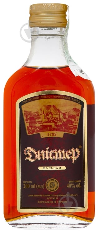 Настойка ЛЛГЗ Бальзам Днестр 0,2 л - фото 1