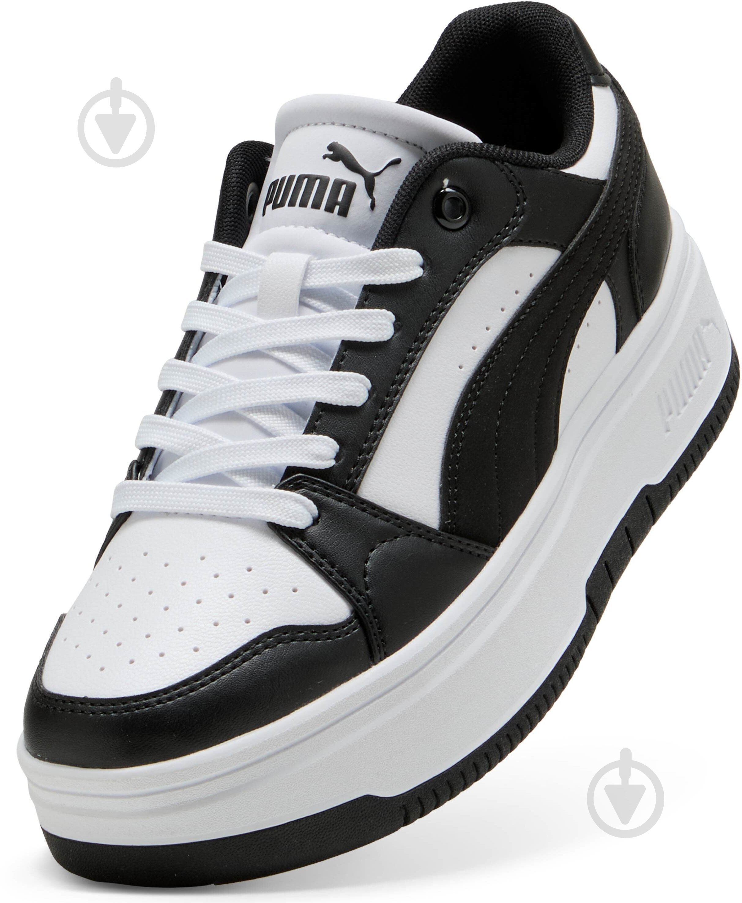 Кросівки жіночі Puma Rebound Femme Low 40259202 р.39 білі із чорним - фото 5