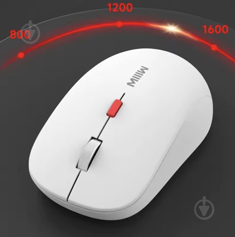 Мышка беспроводная Xiaomi MiiiW Wireless Bluetooth Mouse white (MW23M22 White) - фото 5 Мышка беспроводная Xiaomi MiiiW Wireless Bluetooth Mouse white (MW23M22 White) - фото 5