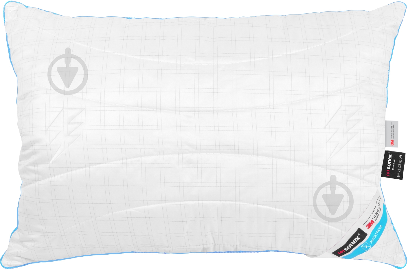 Подушка Antistress 50x70 тинсулейт 50% полиэстер 50% Антибактериальная Sonex - фото 1