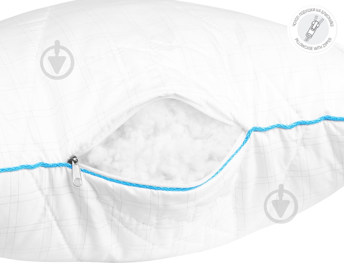 Подушка Antistress 50x70 тинсулейт 50% полиэстер 50% Антибактериальная Sonex - фото 4