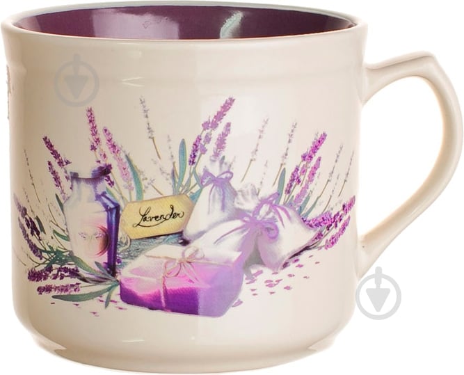 Чашка Banquet Lavender 630 мл 60HH1647L - фото 1 Чашка Banquet Lavender 630 мл 60HH1647L - фото 1