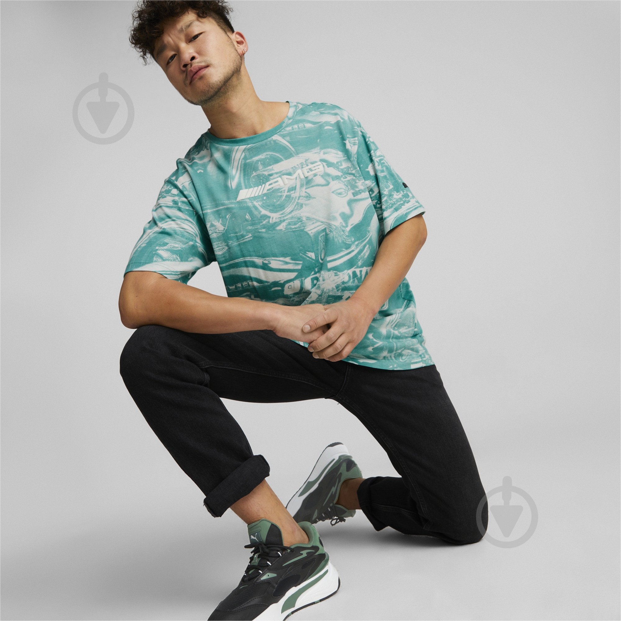Кроссовки мужские демисезонные Puma MAPF1 RS-FAST 30697306 р.44,5 черные - фото 8