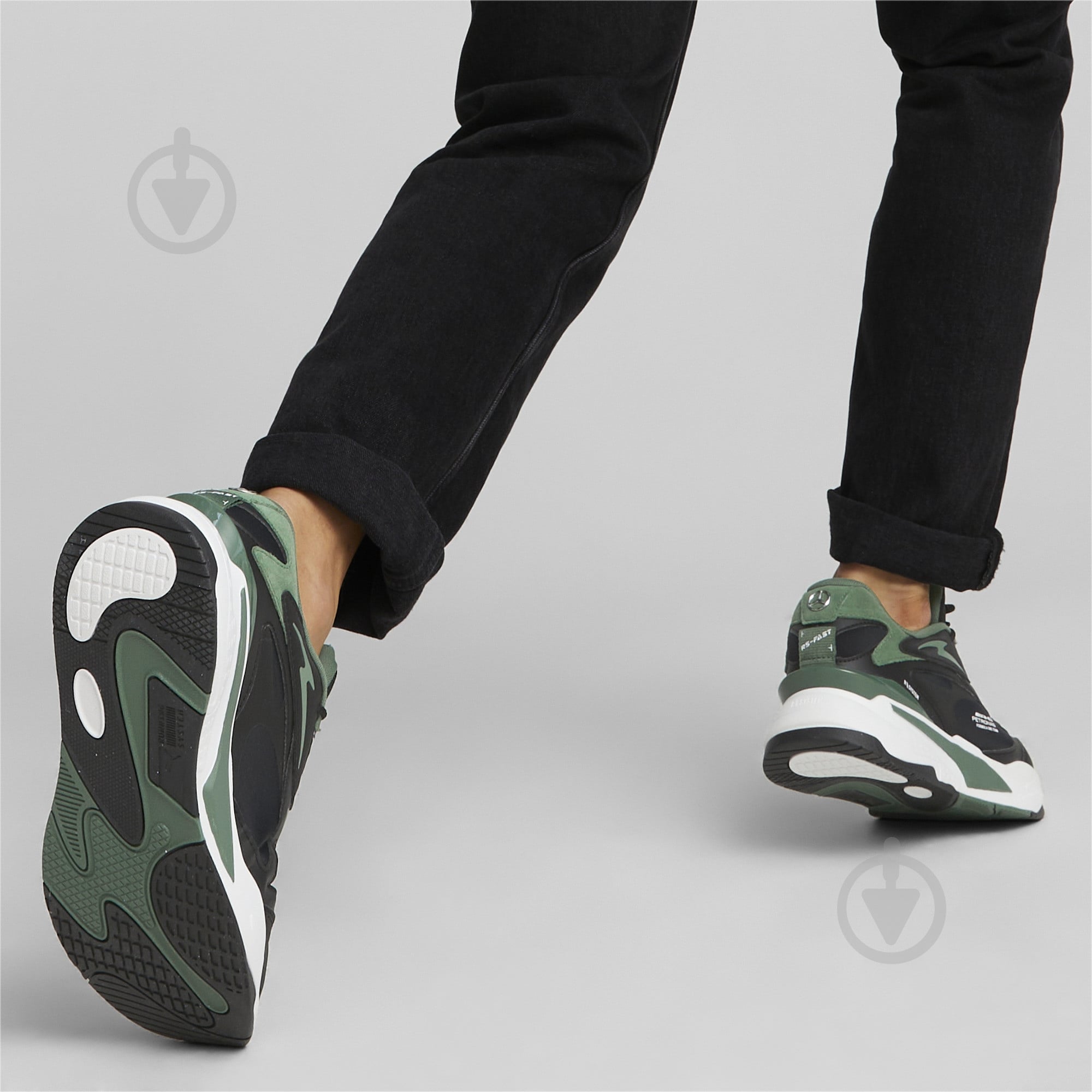 Кроссовки мужские демисезонные Puma MAPF1 RS-FAST 30697306 р.44,5 черные - фото 9