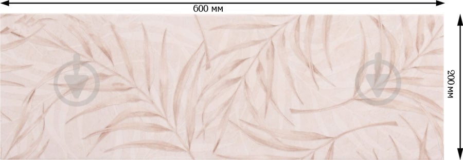 Плитка Allore Group Cremona W\DEC M NR Glossy 20x60 см - фото 7