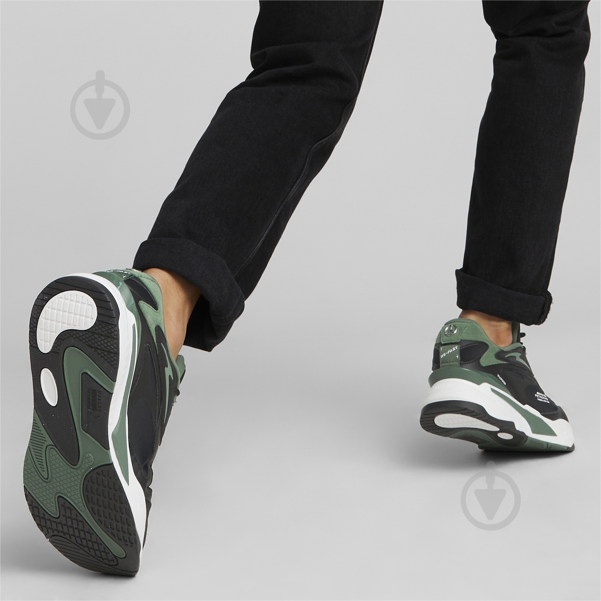 Кроссовки мужские демисезонные Puma MAPF1 RS-FAST 30697306 р.47 черные - фото 9