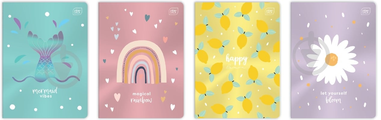 Тетрадь Metallic /10 А5 32 клетка InterDRUK - фото 1